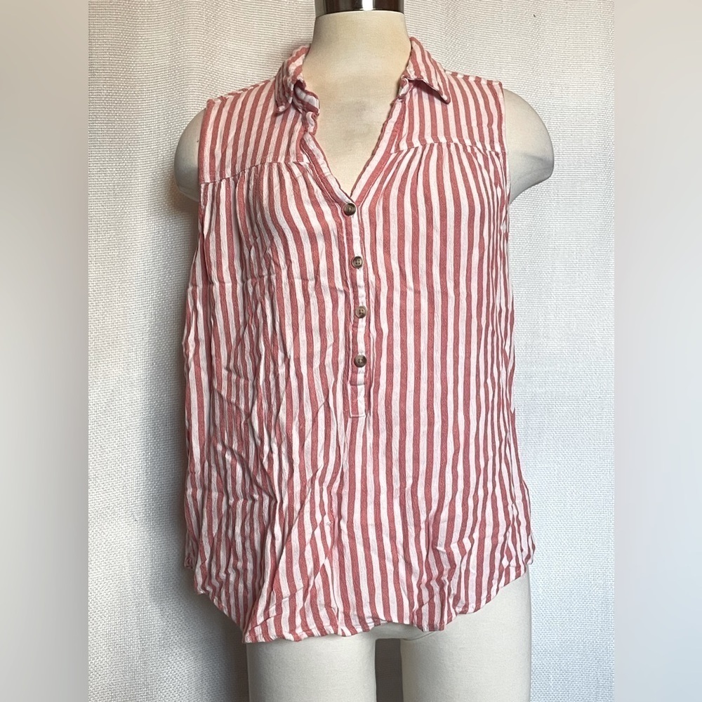 Time And Tru striped sleeveless top